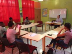 Atelier d'écriture au centre culturel de Malabo (Guinée Equatoriale) décemnbre 2017