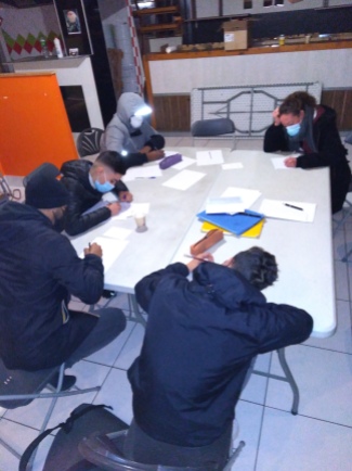 Atelier d'écriture au Centre Raoul Dautry de Brive - Janvier 2022